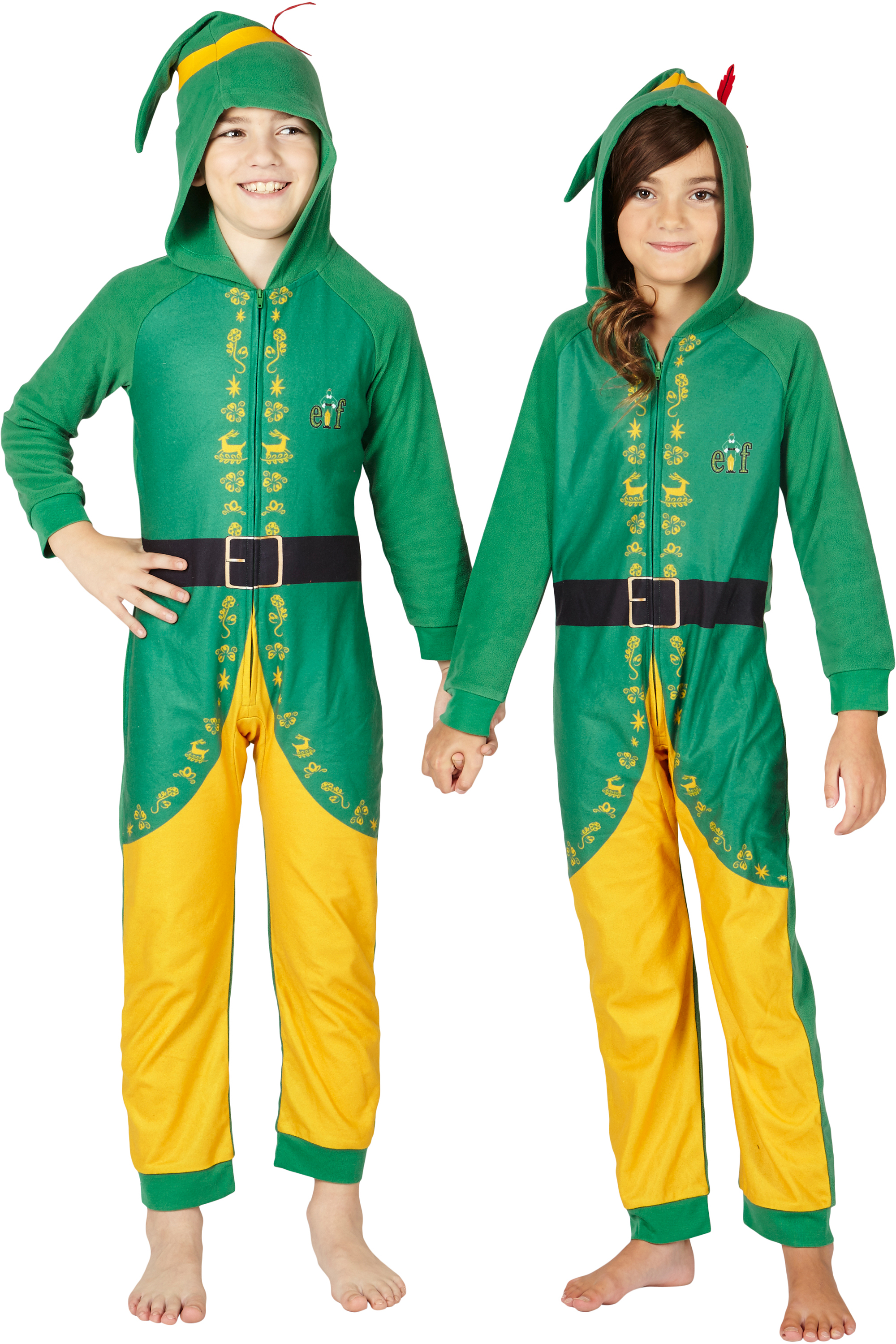 INTIMO Elf The Movie Herren Buddy The Elf Einteiler Kostüm Pyjama Set - Bild 8 von 16